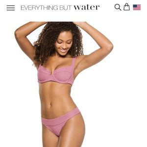 Montauk Underwire Bikini Top in Lilac Pearl